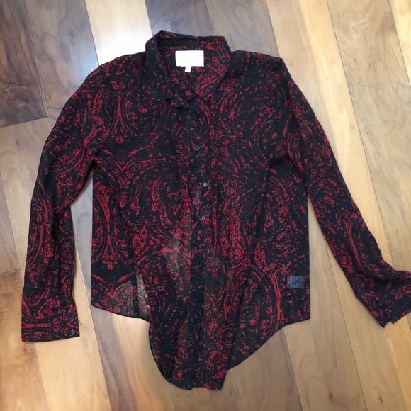 Split Back Blouse - Picture 2 of 4